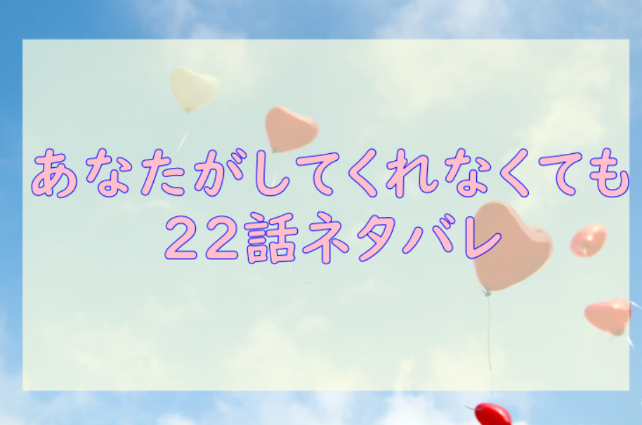 あなたがしてくれなくても22
