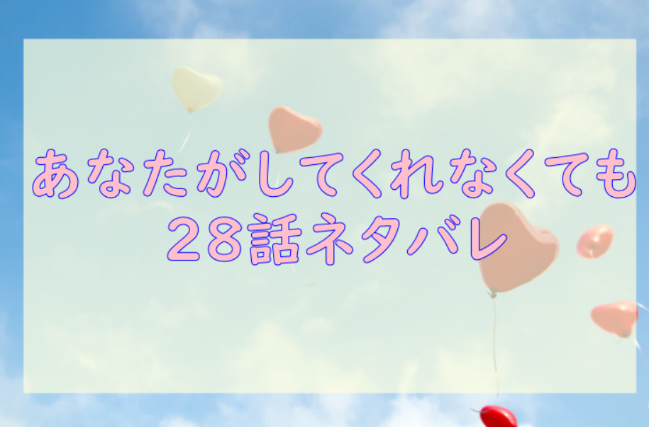 あなたがしてくれなくても28