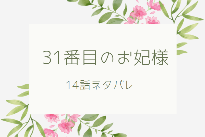 31番目のお妃様14