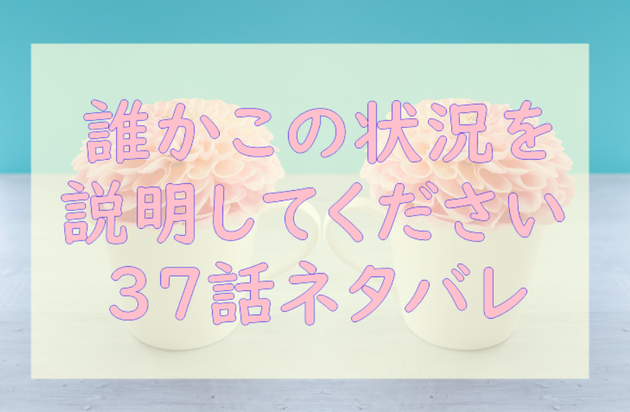 誰かこの状況を説明してください37