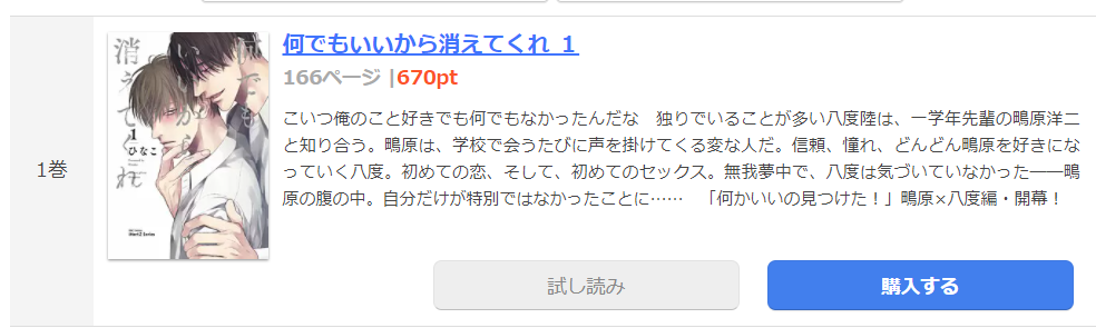 何でもいいから消えてくれ まんが王国