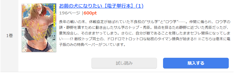 お前の犬になりたい まんが王国