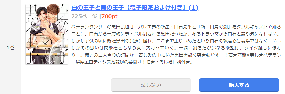 白の王子と黒の王子 まんが王国